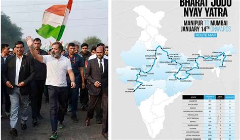 rahul gandhi bharat jodo yatra route map